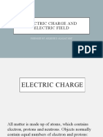 Electric Charge and Electric Field