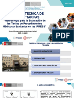 Diapos R.M. N 951-2019 MINSA - METODOLOGÍA ESTIMACIÓN DE TARIFAS - VERSION I