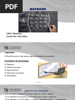 Clase 02 - Matrices y Determinantes