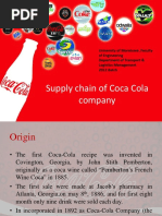 Supply Chain of Coca Cola Company