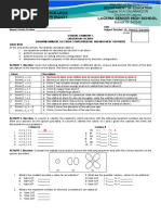 ACTIVITY SHEET Quantum Numbers