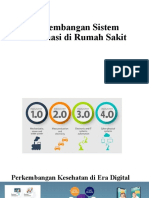 SIM RS 2. Perkembangan Sistem Informasi Di Rumah Sakit