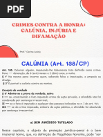 Direito Penal - Crimes Contra A Honra