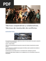 Técnicas Cooperativas y Colaborativas.