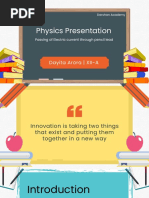 Physics Investigatory Project Class 12