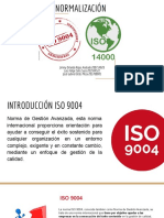 Normas Iso 9004 y 14000