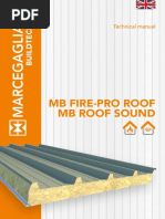 MB FIRE PRO ROOF MB ROOF SOUND - TECHNICAL MANUAL - March 2020