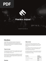 Jazz Library Practice Journal