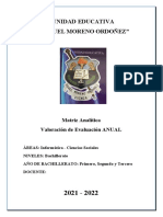 MATRIZ ANALITICA DE VALORACION Enviar