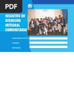 Registro Atencion Integral Comunitario