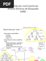 12 Recorrido Por Nivel (Anchura) y ABB