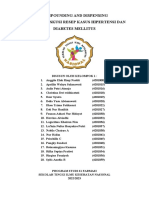 Makalah Compunding and Dispensing Kasus Hipertensi Dan DM - Kel 1