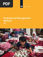 Programme Management Manual