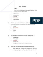 Soal Bakteri Saluran Cerna - Kelas A