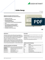 U389A and U389B Electric Meters For Active Energy