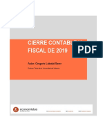 Cierre Contable y Fiscal 2019