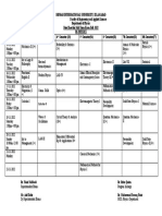 Date Sheet For Mid-Term Exam Fall - 2022