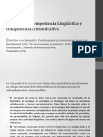 Dell Hymes, Competencia Lingüística y Competencia Comunicativa-2