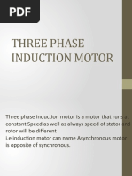 Three Phase Induction Motor