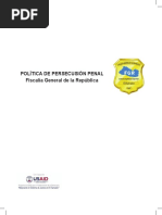 Fiscalia General de La Republica - Politica de Persecusion Penal