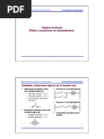 Algebra de Bool Reles