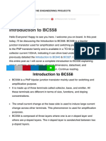 Introduction To BC558 - The Engineering Projects