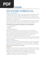 Incendio Forestal