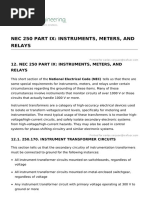 Nec 250 Part Ix Instruments