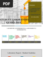 CHM260 Lab and Assignment Guidelines For Student SESI 20224