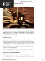 Httpsblog - Ipleaders.inadministrative Tribunals in India