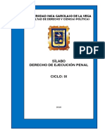 Derecho de Ejecución Penal