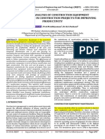 A Study and Analysis of Construction Equipment