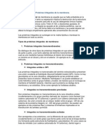 Proteinas Integrales de La Membrana