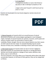 Study Material On Hazard, Volcano 2022