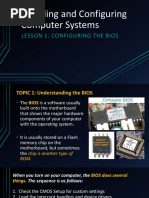 Configuring The BIOS