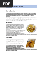 Libro de Recetas