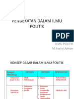 Pendekatan Dan Merode Ilmu Politik