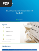 HCI Cluster Deployment - Kickoff Slides