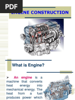 Construction of Automotive Engine