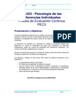 Devolucion Pec 3 Psicología de Las Diferencias Individuales