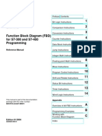 STEP 7 - Function Block Diagram For S7-300 and S7-400