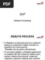 Sap Rebate Processing