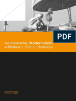 Colonialismo, Modernidade e Política by Partha Chatterjee Fábio Baqueiro Figueiredo