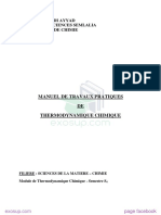 Polycopié de TP Thermodynamique Chimique SMC s4