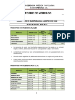 Informe de Mercado Agosto 31 de 2022