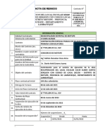 Acta de Reinicio