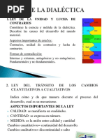 Leyes, y Principios de La Dialectica, Logica Octubre