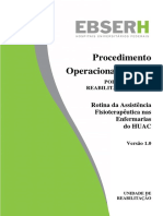 10 Pop Rotina Da Assistencia Enfermarias Fisioterapia