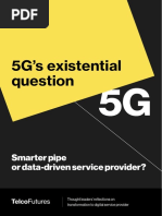 5G's Existential: Smarter Pipe or Data-Driven Service Provider?