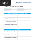 Annual Performance Review Template (Go To File and Make A Copy To Edit Template)